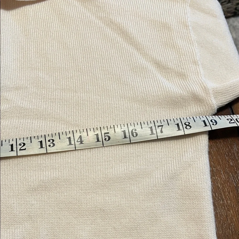 Aritzia Ginny Polo Sweater - Ivory/Cream - Picture 6 of 9